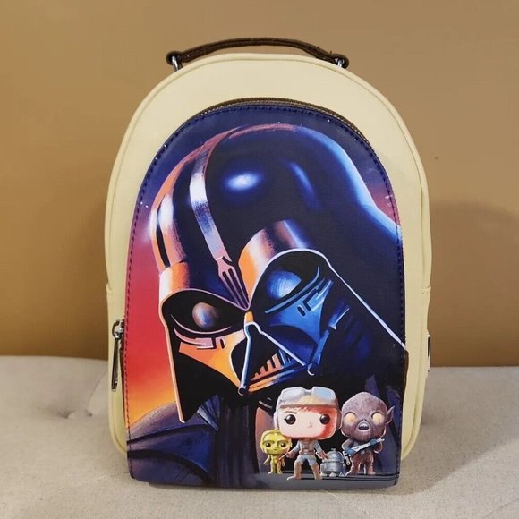 Loungefly Disney Funko Pop! Star Wars Darth Vader Mini Backpack NEW
